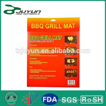 Wiederverwendbare Barbecue (BBQ) Hotplate / Bratschale Liner; Schwarze farbtafeln